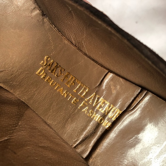 COPY - XCLT auth 1930-40’s Saks fifth Ave high heeled shoes - Picture 7 of 15